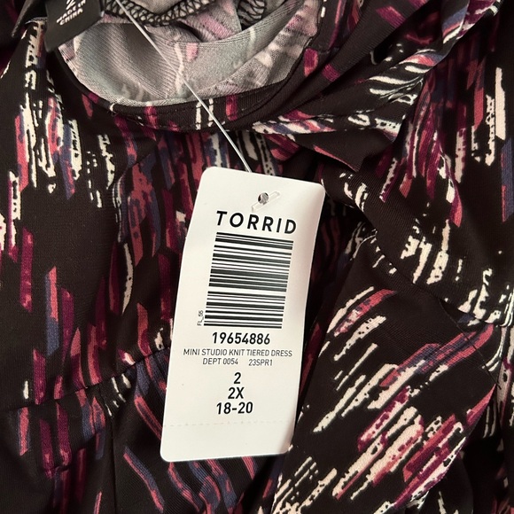 NWT Torrid mini studio knit tiered dress - Picture 4 of 4